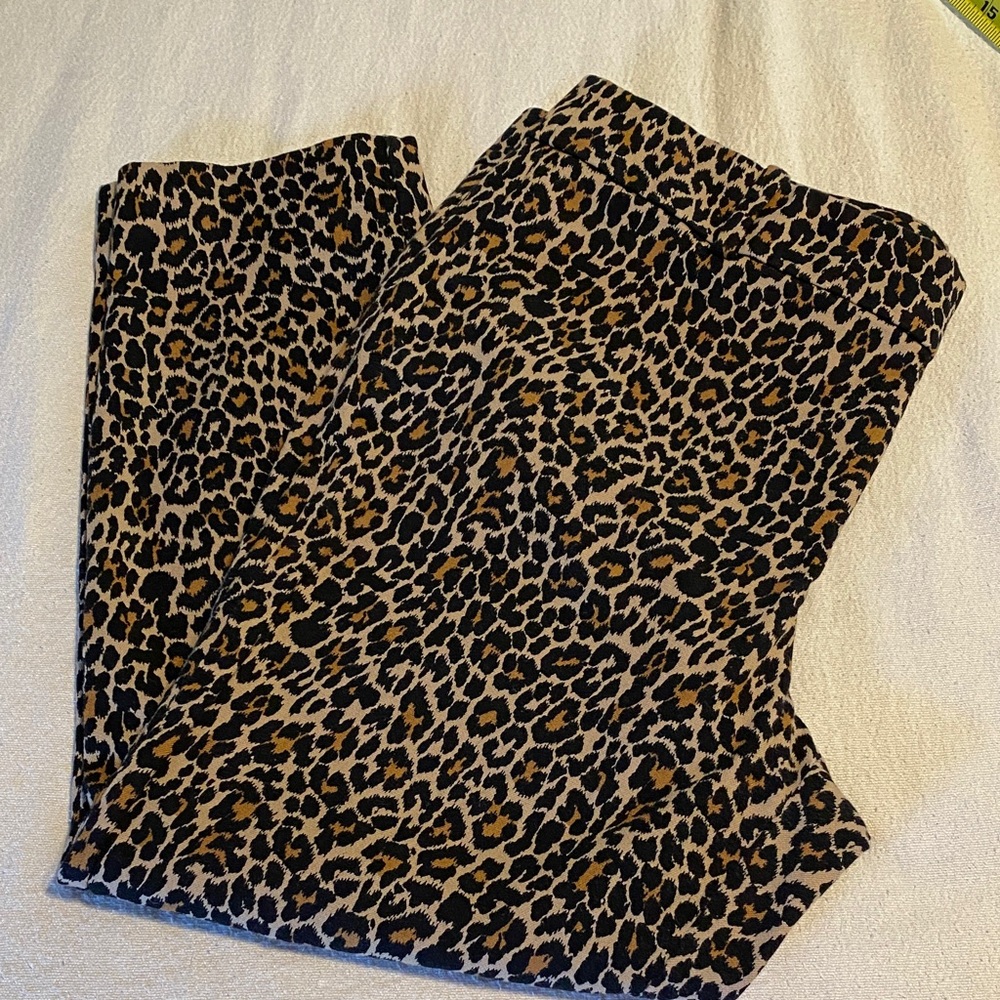 Women’s J. Crew Leopard Print Capris